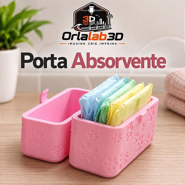 Porta Absorvente – Organizador para Banheiro 🌸