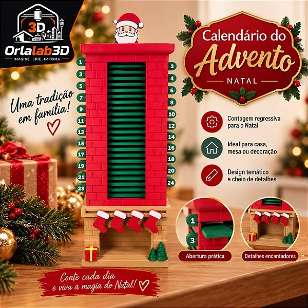 Calendário do Advento de Natal 🎄🎅
