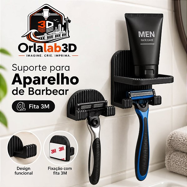 Suporte para Aparelho de Barbear – Fita 3M