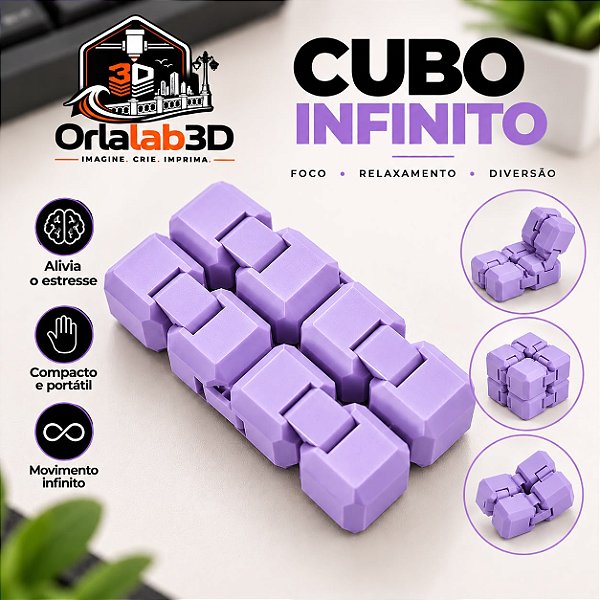 Cubo Infinito – Fidget Antiestresse