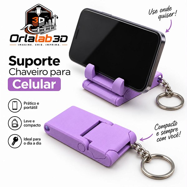 Suporte Chaveiro para Celular