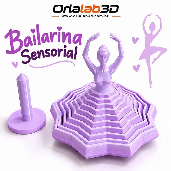 Bailarina Sensorial 3D 🩰