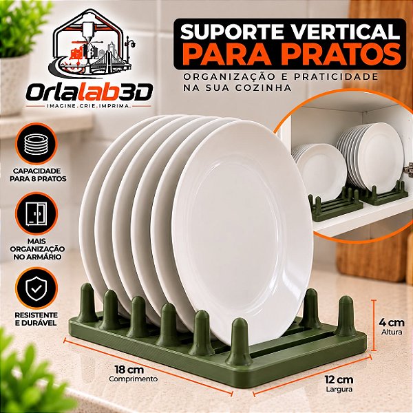 Suporte Vertical para Pratos