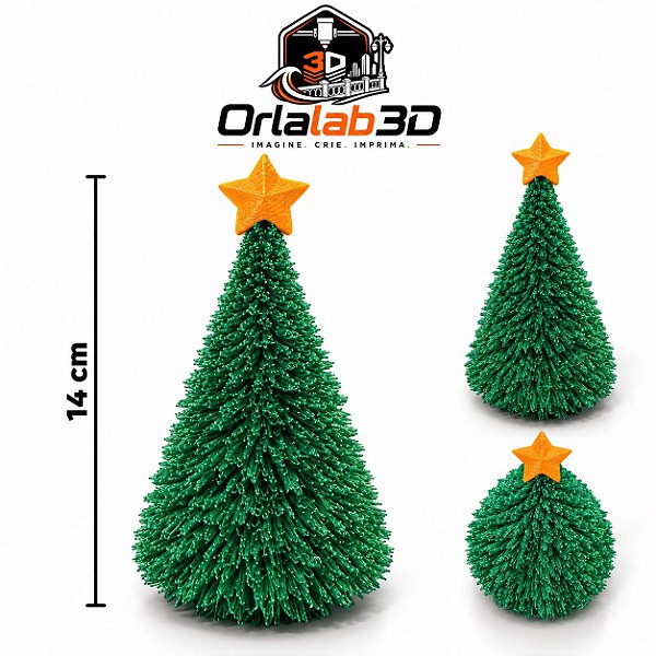 Árvore de Natal Decorativa – 14 cm 🎄