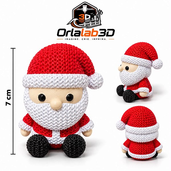 Papai Noel Crochê – Decoração Natalina 🎅🎄