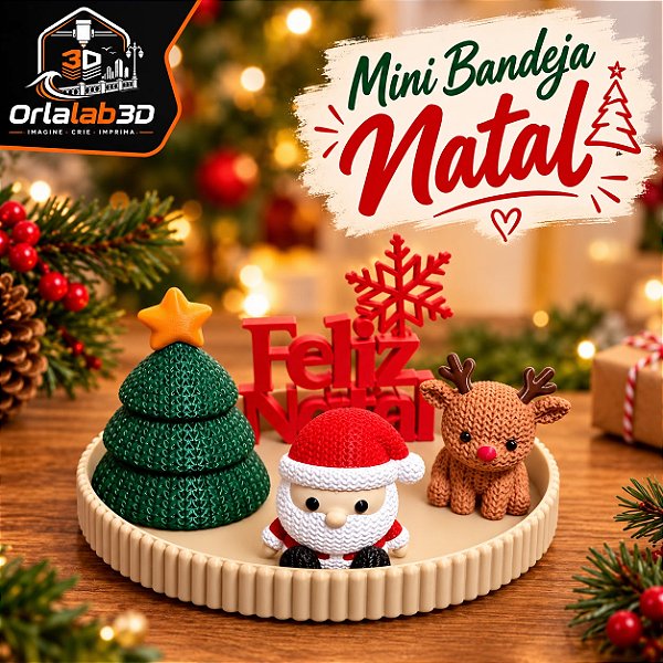 Mini Bandeja de Natal – Conjunto Completo 🎄✨