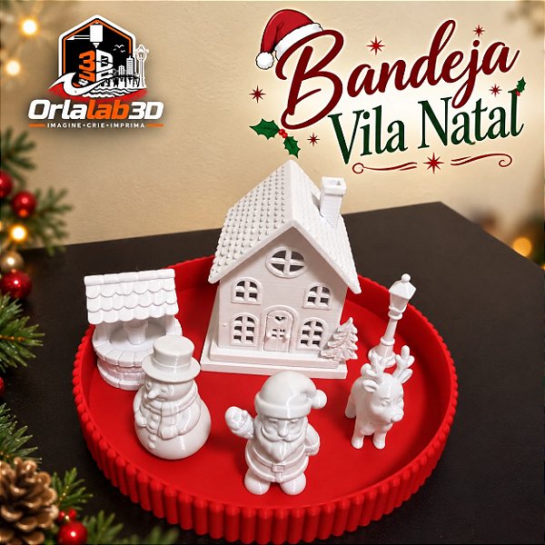 🎄 Bandeja Vila Natal