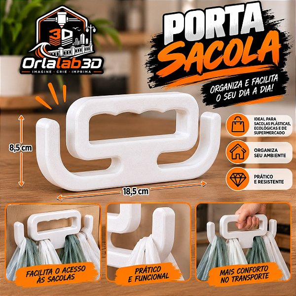 Porta Sacola – Organizador Prático em Impressão 3D