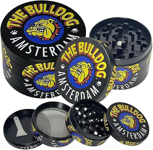 Dichavador Metal 4 Partes 50mm - The Bulldog Amsterdam