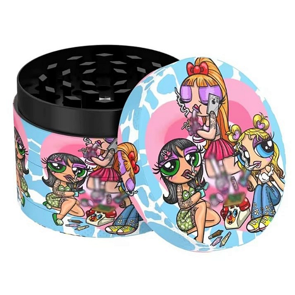 Dichavador Metal 4 Camadas 50mm - Girls Edition