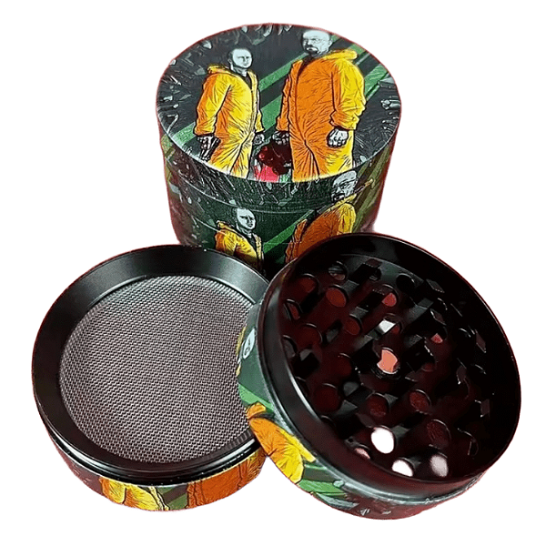 Dichavador Metal 4 Partes 50mm Breaking Bad Heisenberg