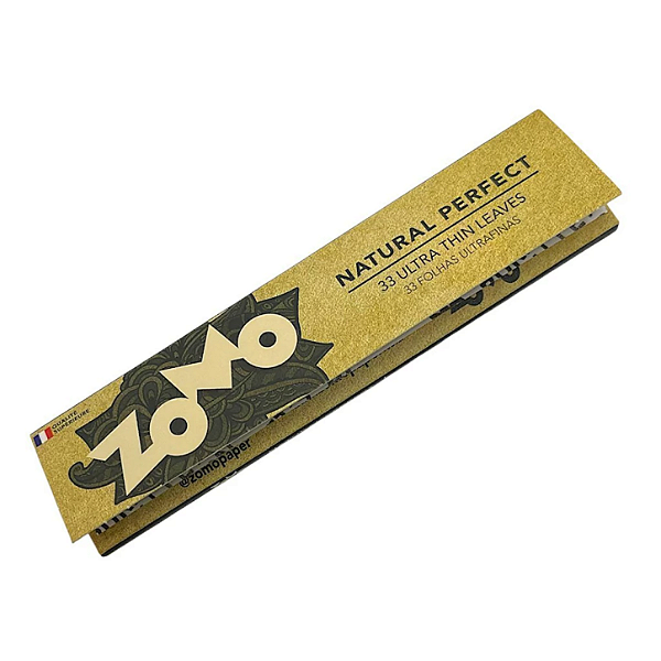 Seda Zomo Natural Perfect - 33 Folhas Ultrafinas - Papel Francês Natural
