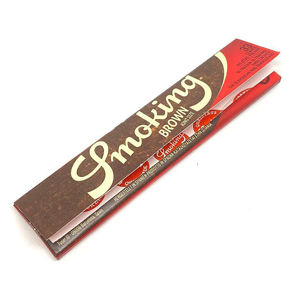 Seda Smoking Brown King Size Clássica - 33 Folhas