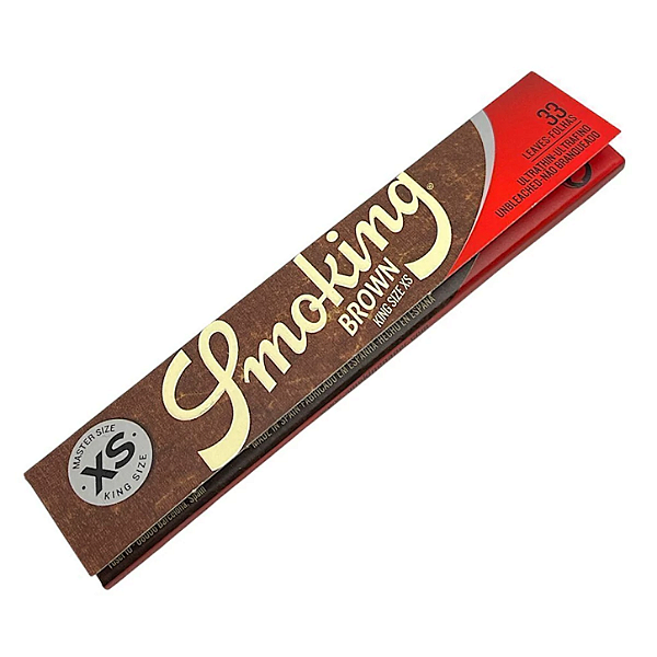 Seda Smoking Brown King Size XS - 33 Folhas