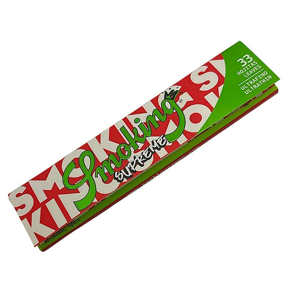 Seda Smoking Supreme King Size Verde - 33 Folhas