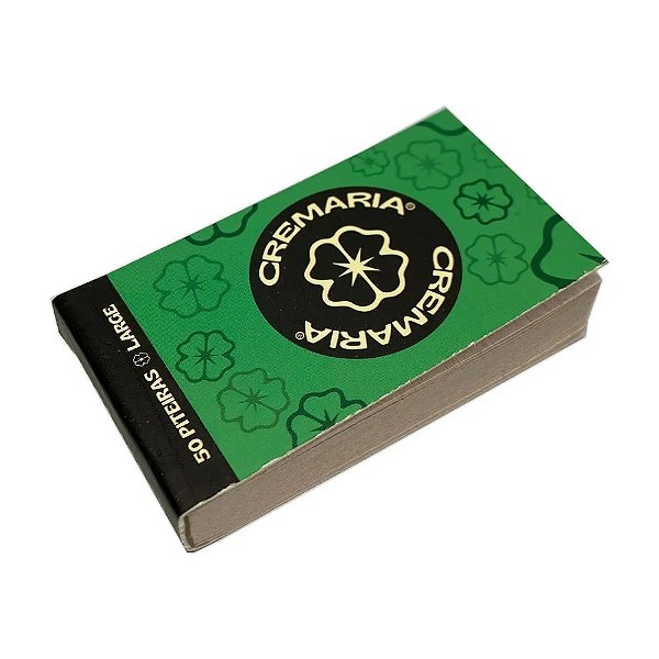 Piteira Cremaria Verde Lucky Smoky Large 50 Piteiras - Piteira de Papel Original