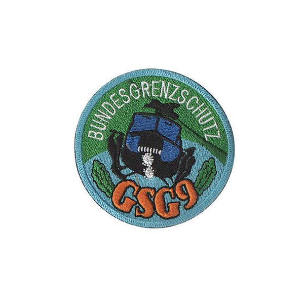 Patch Bordado GSG9 com Fecho de Contato