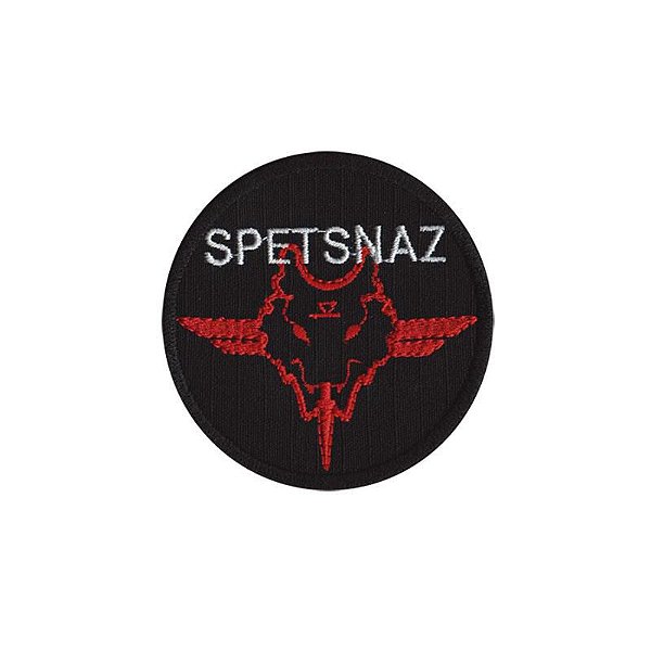Patch Bordado Spetsnaz com Fecho de Contato