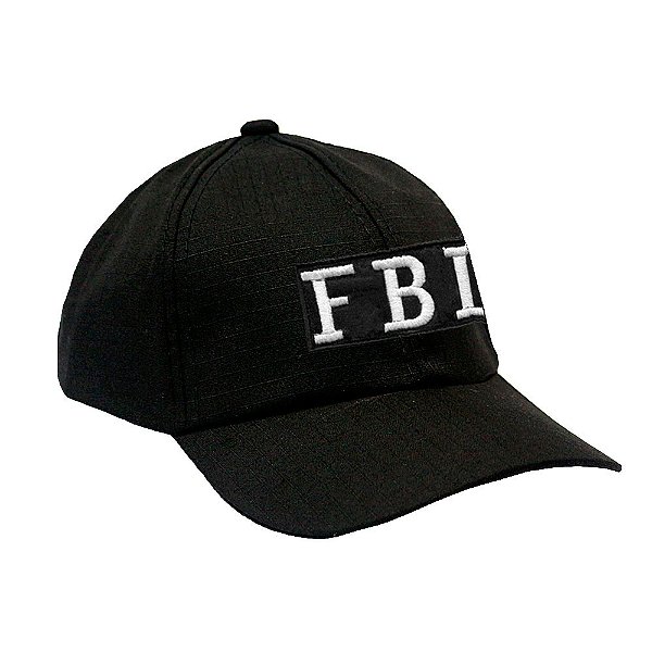 Boné Preto Militar Ripstop FBI