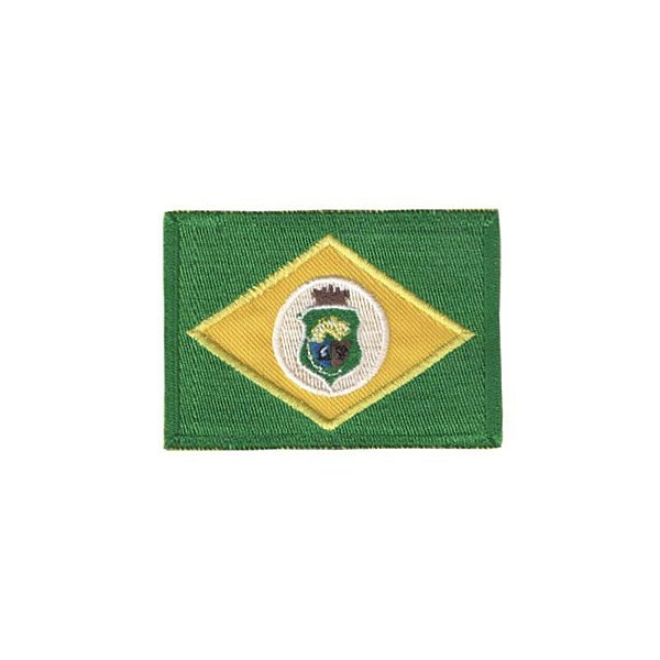Bordado Termocolante Bandeira Ceará