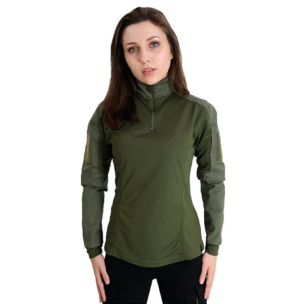 Combat Shirt Feminina Verde