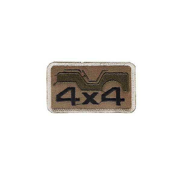 Patch Bordado Jeep 4x4 com Fecho de Contato