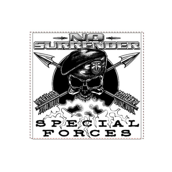 Adesivo Special Forces No Surrender