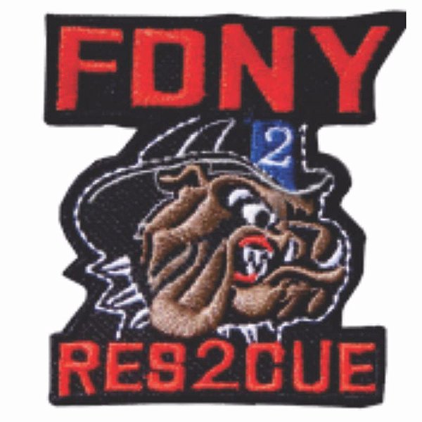 Patch Bordado FDNY - RES2CUE com Fecho de Contato