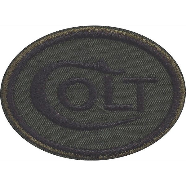 Patch Bordado Colt com Fecho de Contato