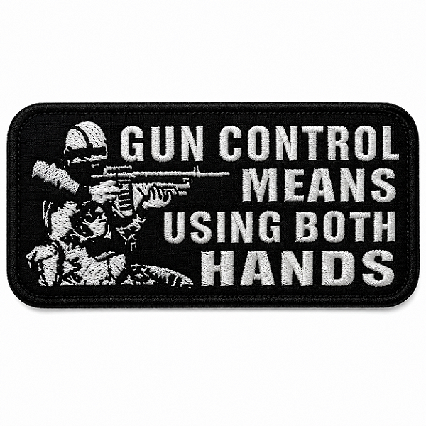 Bordado Termocolante Gun Control Means