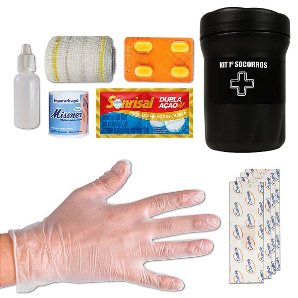 Kit Primeiros Socorros | Kit Atack One - Pote