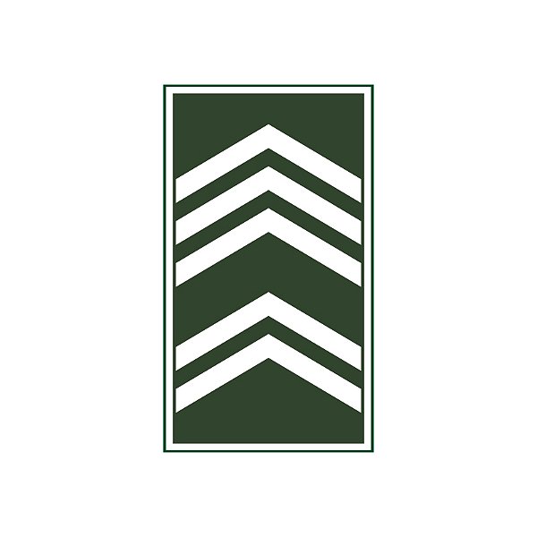 Divisa Emborrachada 1° Sargento