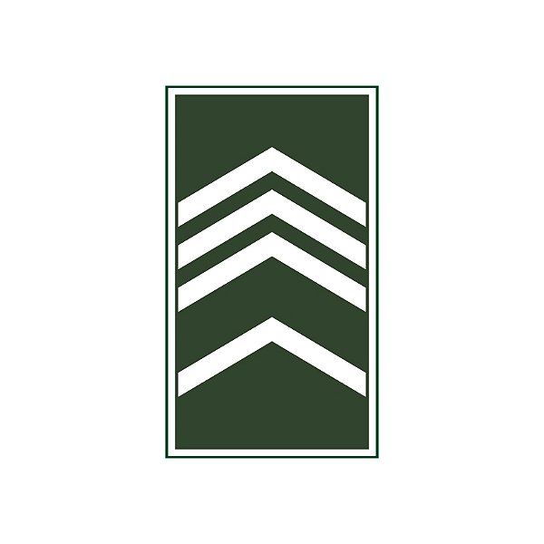 Divisa Emborrachada 2° Sargento