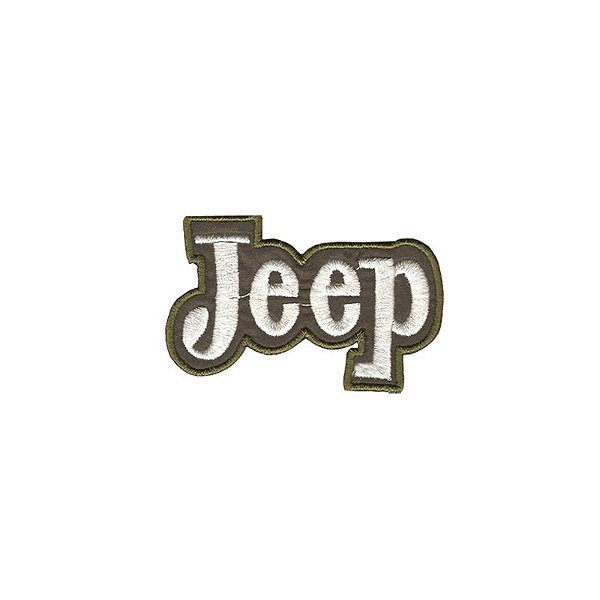 Patch Bordado Jeep com Fecho de Contato