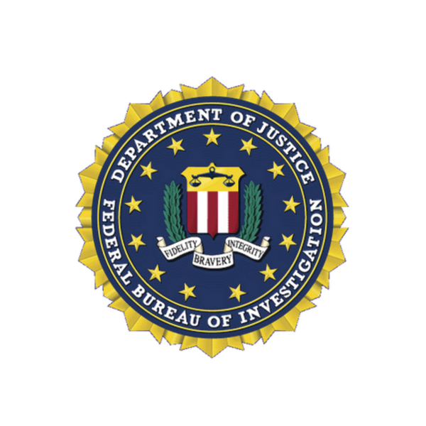 Adesivo FBI 8x10cm Alta Fixação Uso Externo