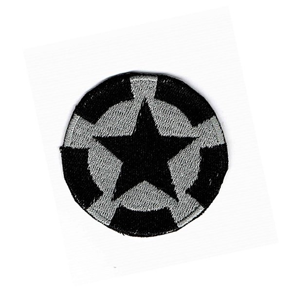 Patch Bordado Estrela Exército Americano com Fecho de Contato