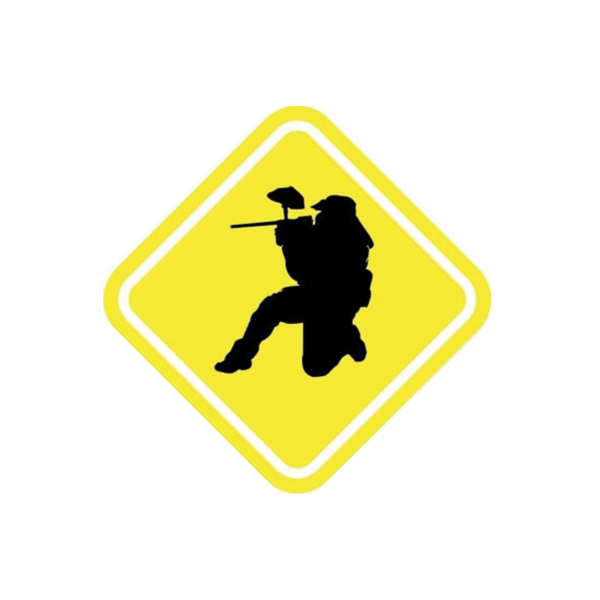 Adesivo Paintball 8x10cm Alta Fixação Uso Externo