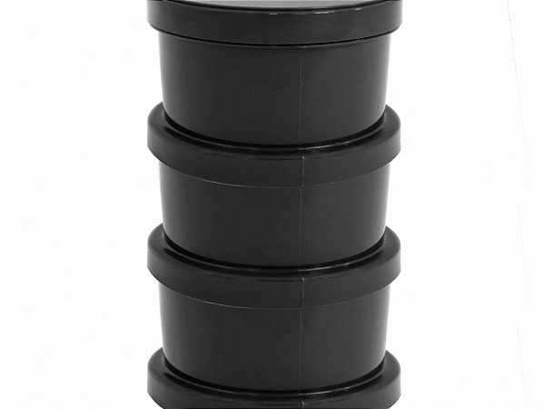 Pote Rosqueável 250ml | 3 Unidades - Braspol