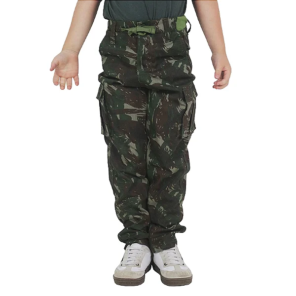 Calça Infantil Force Kids | Camuflado Exército Brasileiro