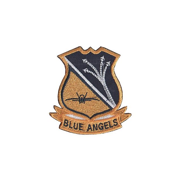 Patch Bordado Blue Angels com Fecho de Contato