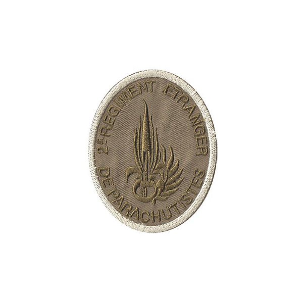 Patch Bordado 2II Regiment Etranger com Fecho de Contato