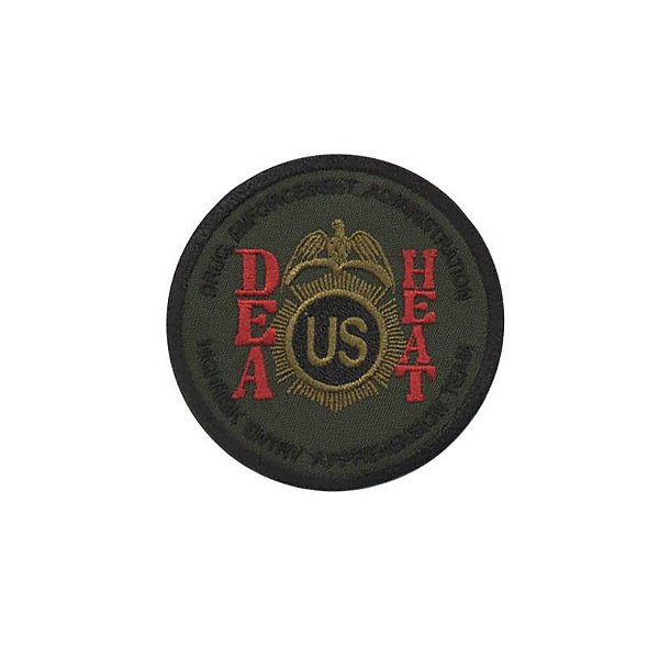 Patch Bordado Dea Heat com Fecho de Contato