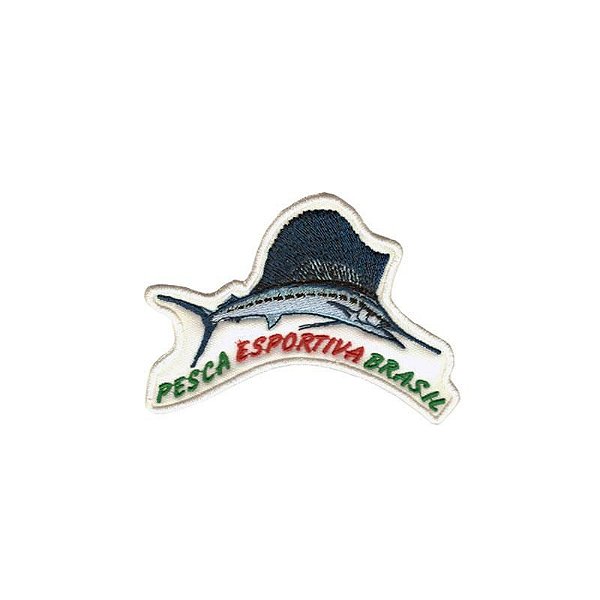 Bordado Termocolante Pesca Esportiva Merlin