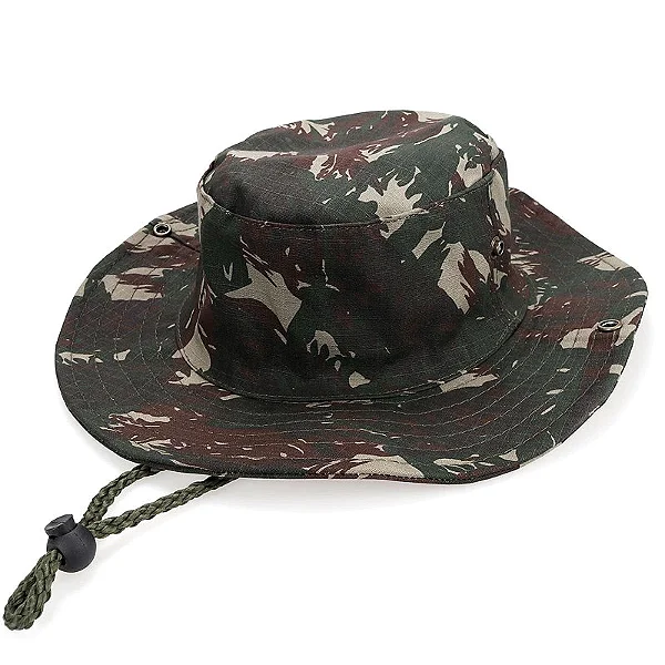 Chapéu Camuflado Exército Brasileiro em Ripstop