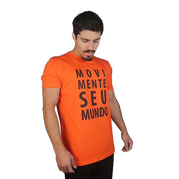 Camiseta Masculina Movimente Seu Mundo