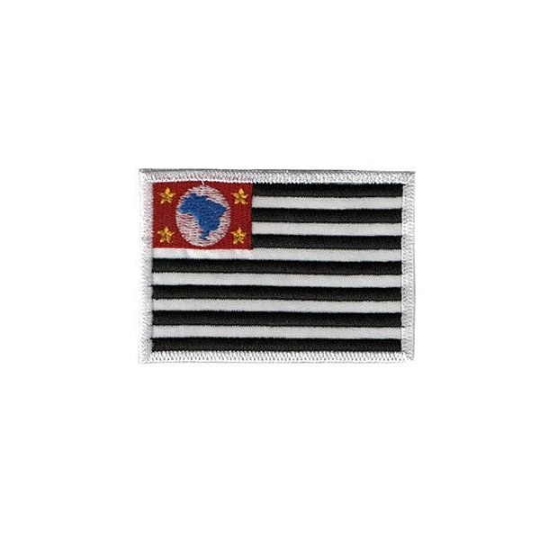 Bordado Termocolante Bandeira de São Paulo
