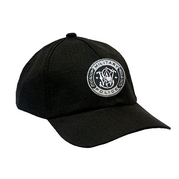 Boné Preto Militar Ripstop Military Police