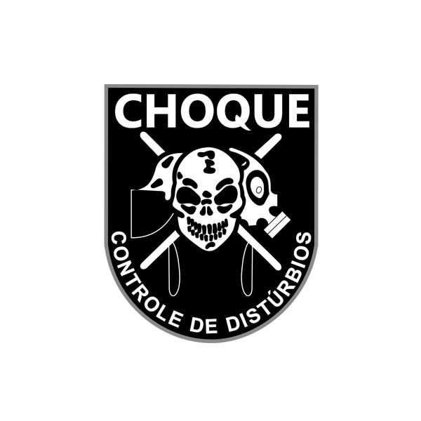 Adesivo Choque Controle de Disturbios