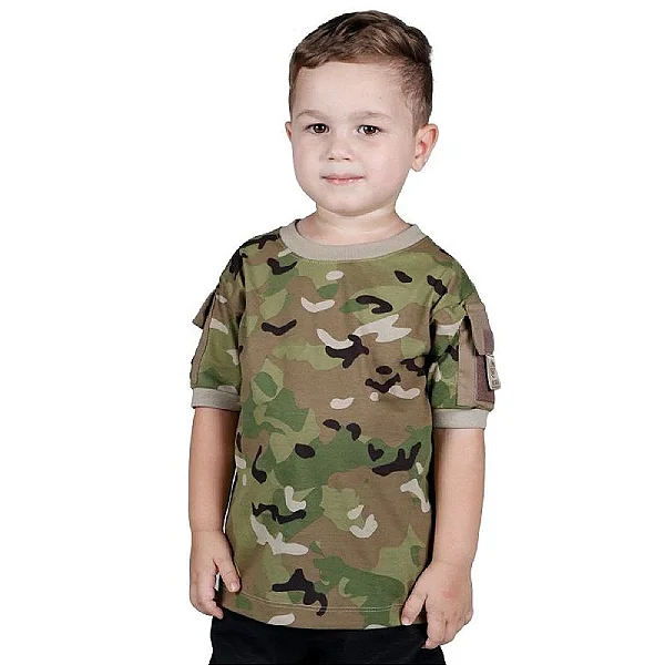 Camiseta Infantil Ranger | Camuflado Multicam