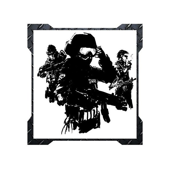 Adesivo Swat Soldier